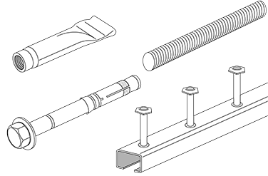 Verankerungsteile