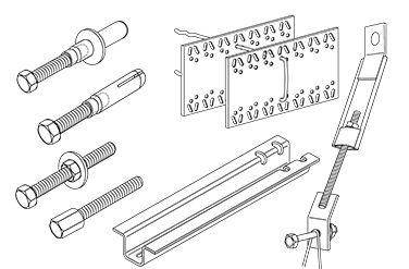 Fixations éléments préfabriqués