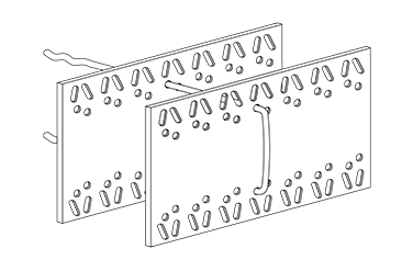 Ancrage pour éléments sandwich