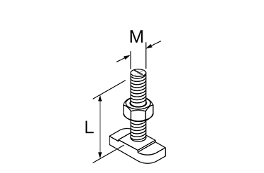 Boulon à tête marteau