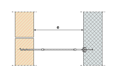 Série 4, Liaison maçonneie - Rail d'ancrage