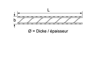 Armatures droites