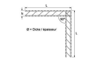 Armatures d angle